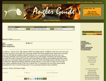 Tablet Screenshot of anglerguide.com